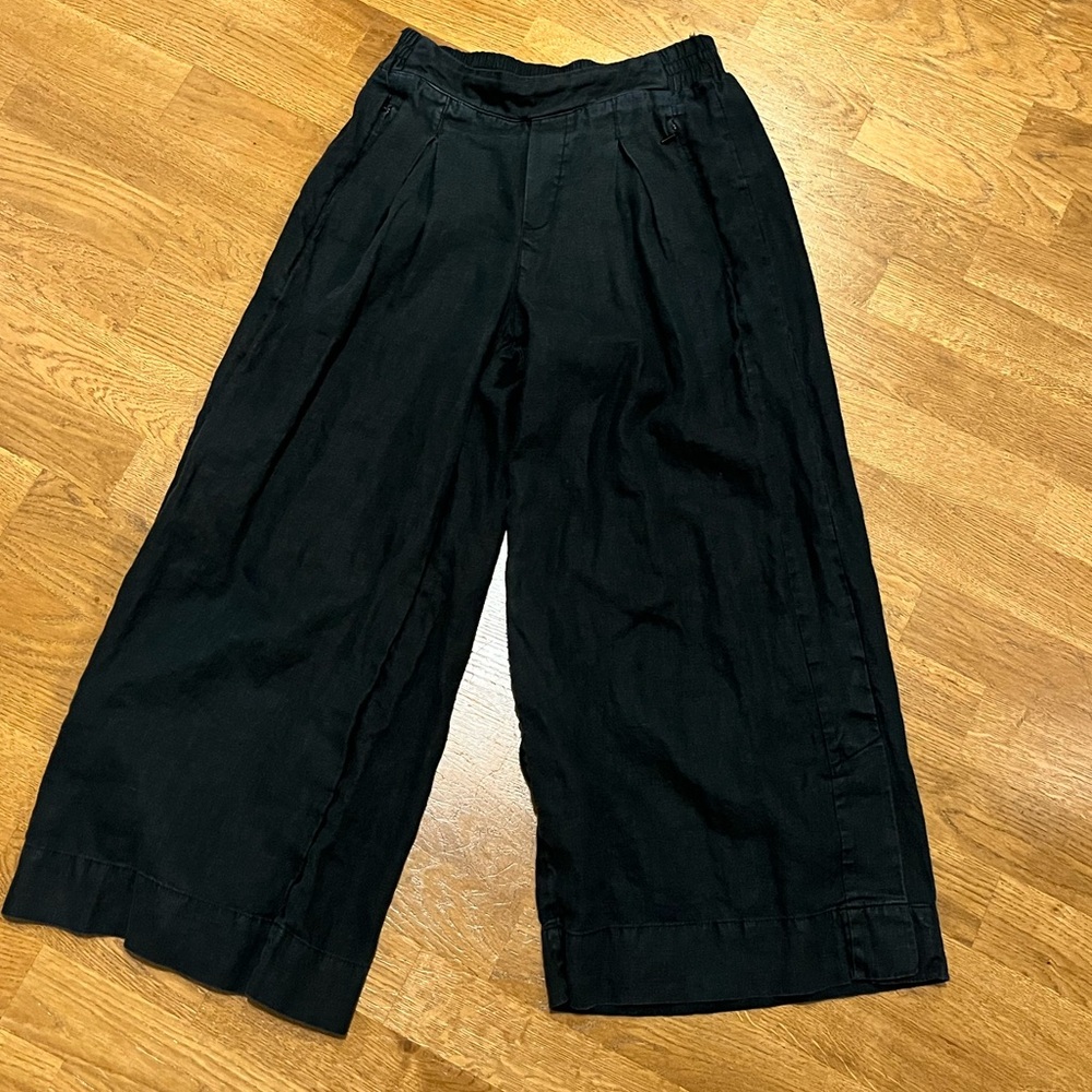 Athleta Wide Leg Linen Pants size 2